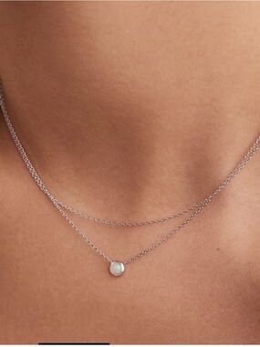Mejuri Layered Opal Necklace
